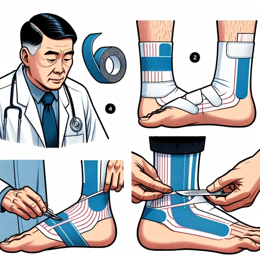 how to tape ankle with kt tape