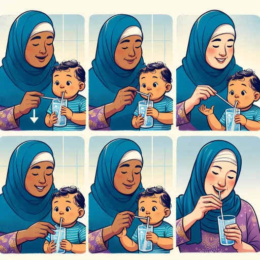 how to teach baby to drink from a straw