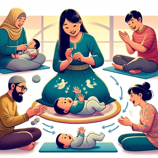 how to teach baby to roll
