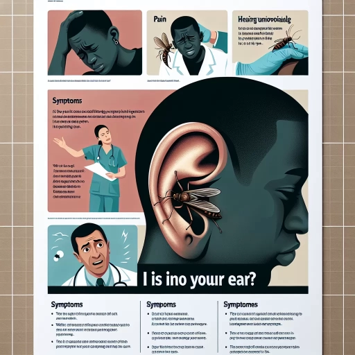 how to tell if a bug is in your ear