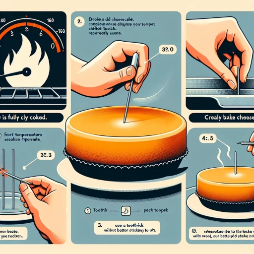 how to tell if cheesecake is cooked