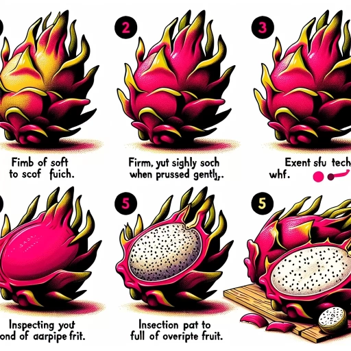 how to tell if dragon fruit is ripe