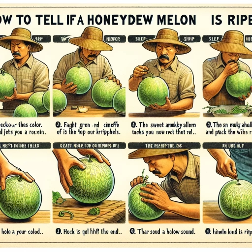 how to tell if honeydew melon is ripe
