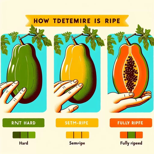 how to tell if papaya is ripe