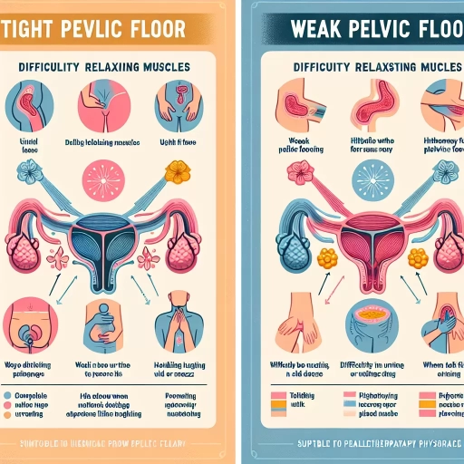 how to tell if pelvic floor is tight or weak