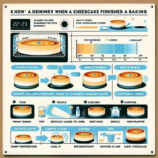 how to tell when cheesecake is done