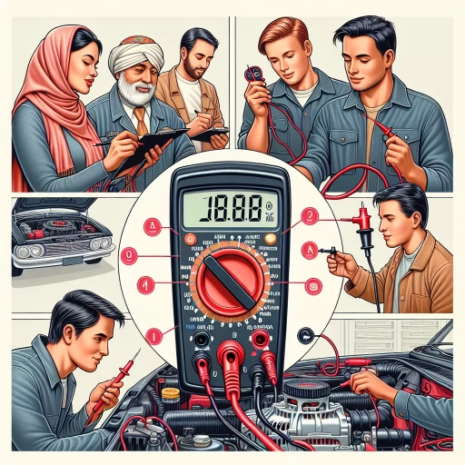 how to test alternator with multimeter