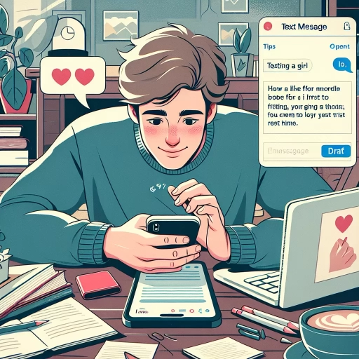how to text a girl for the first time