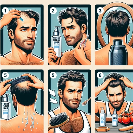 how to thicken hair men