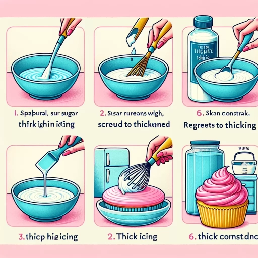 how to thicken icing