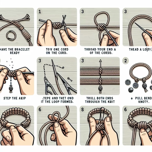 how to tie a bracelet