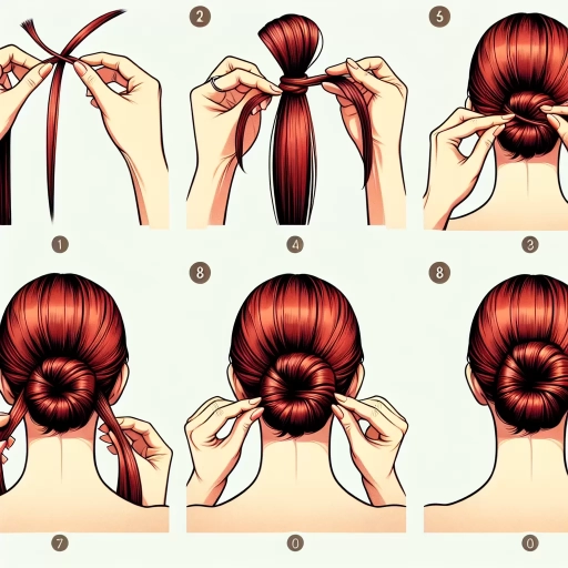 how to tie a bun