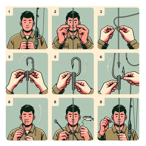 how to tie a fish hook