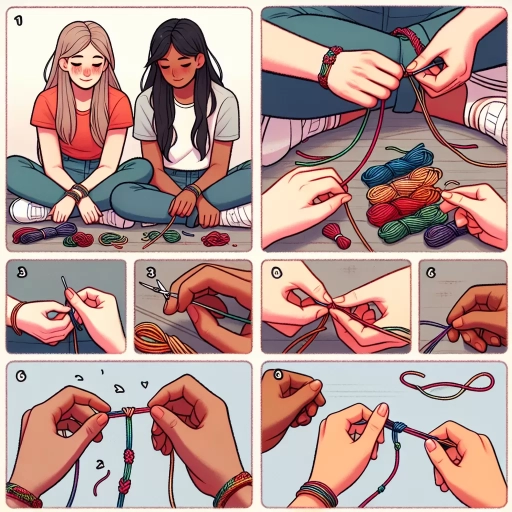 how to tie a friendship bracelet