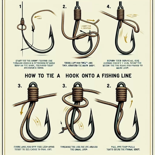 how to tie a hook on fishing line