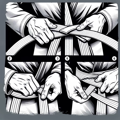 how to tie a jiu jitsu belt
