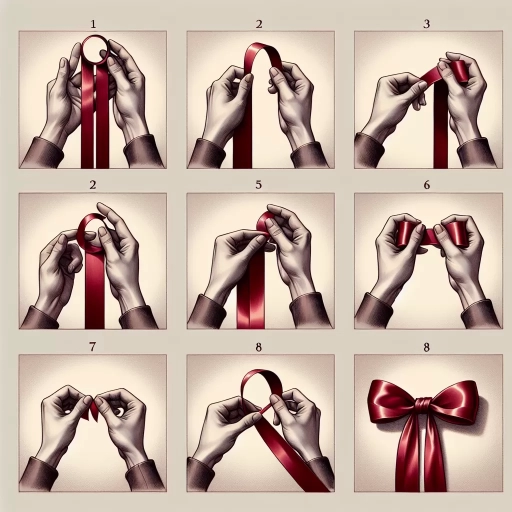 how to tie a ribbon