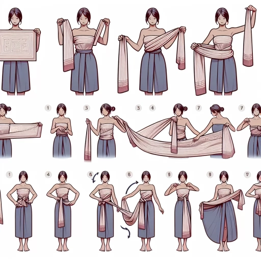 how to tie a sarong
