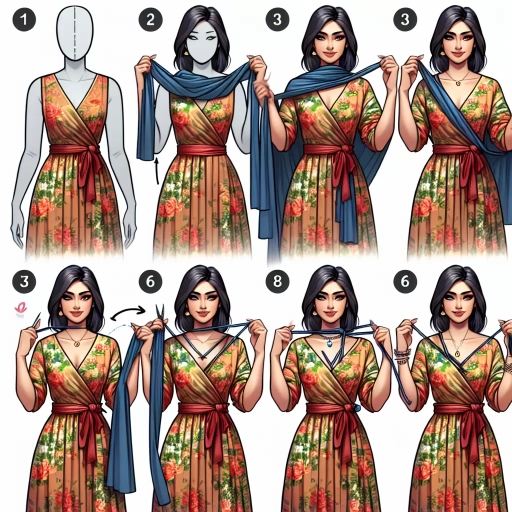 how to tie a wrap dress