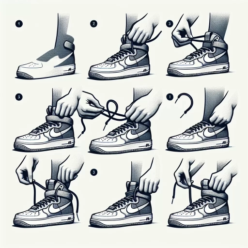 how to tie air force 1