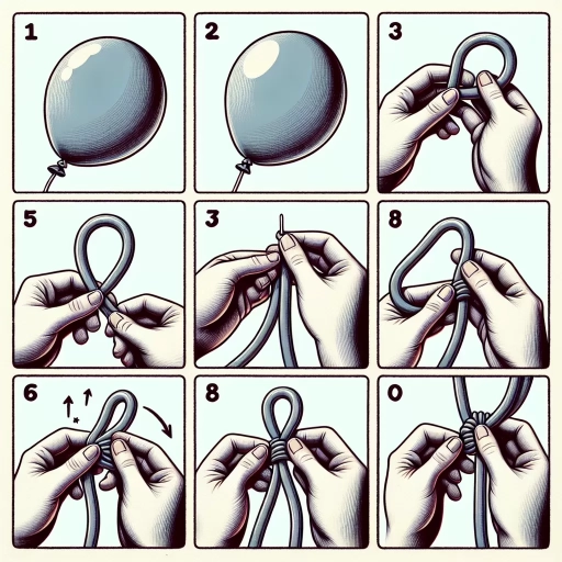 how to tie balloons