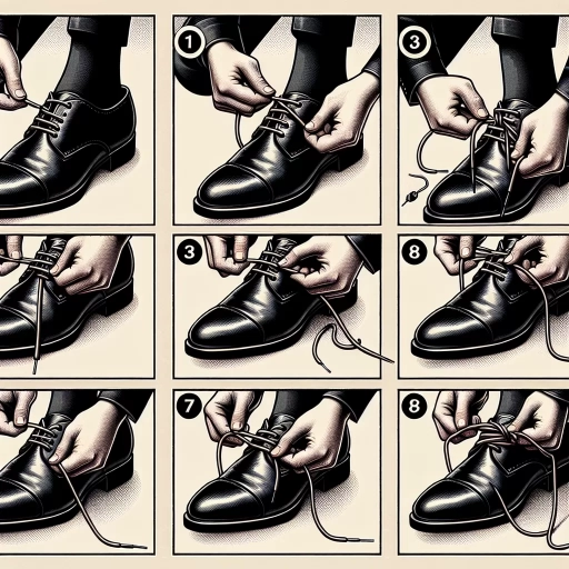 how to tie dress shoes