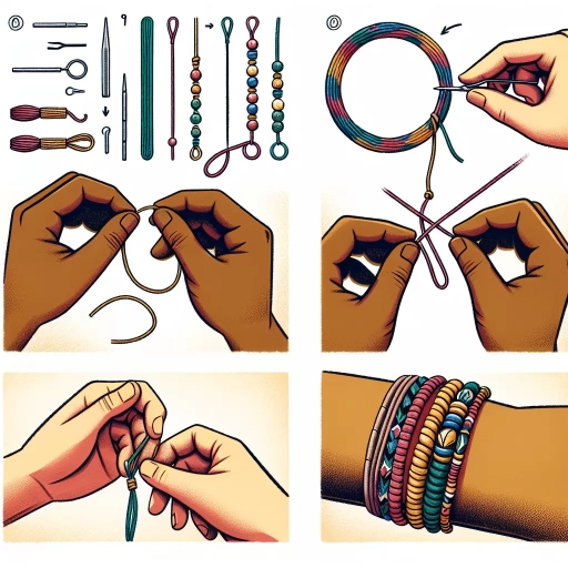 how to tie elastic bracelet