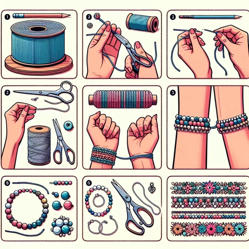 how to tie stretchy bracelet string