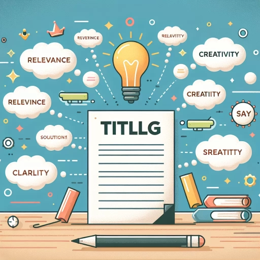 how to title an essay