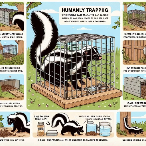 how to trap a skunk