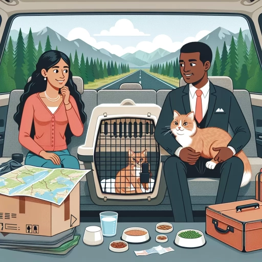 how to travel with a cat across country