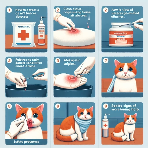 how to treat cat abscess at home