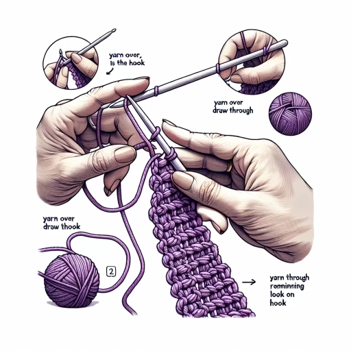 how to treble crochet