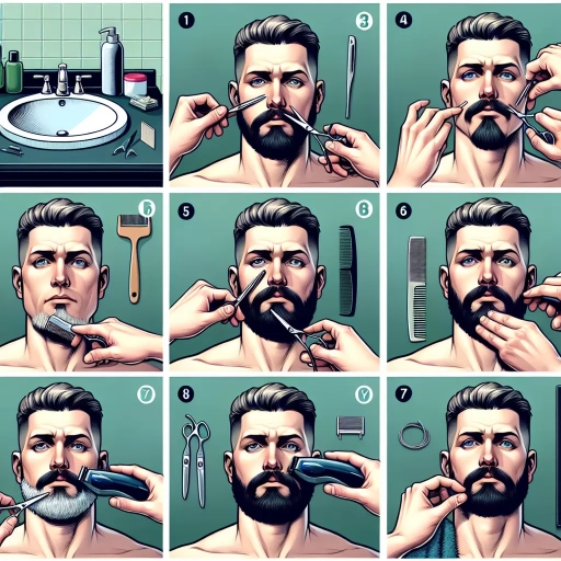 how to trim a goatee