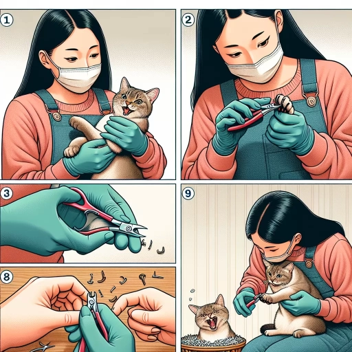 how to trim angry cat claws