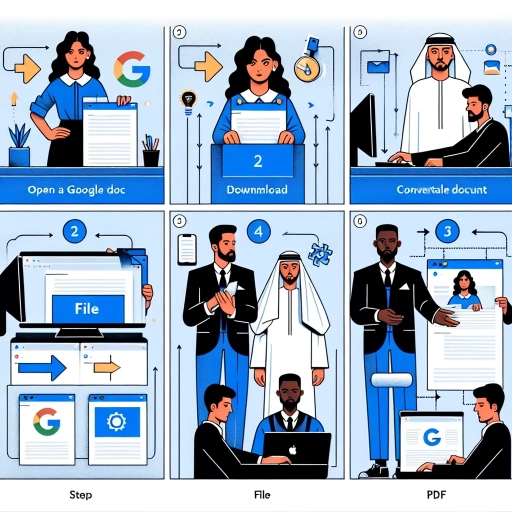 how to turn google doc into pdf