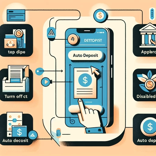 how to turn off auto deposit