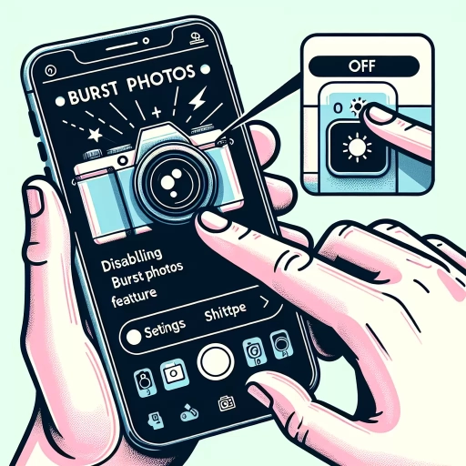 how to turn off burst photos on iphone