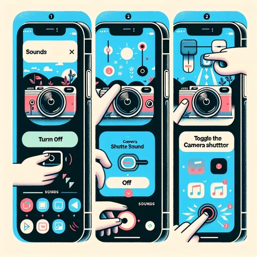 how to turn off camera sound on iphone
