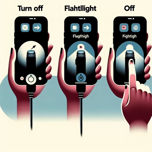 how to turn off flashlight on iphone 12