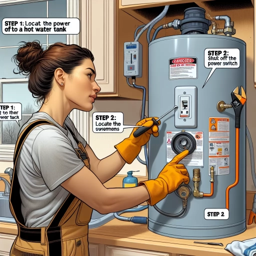 how to turn off hot water tank