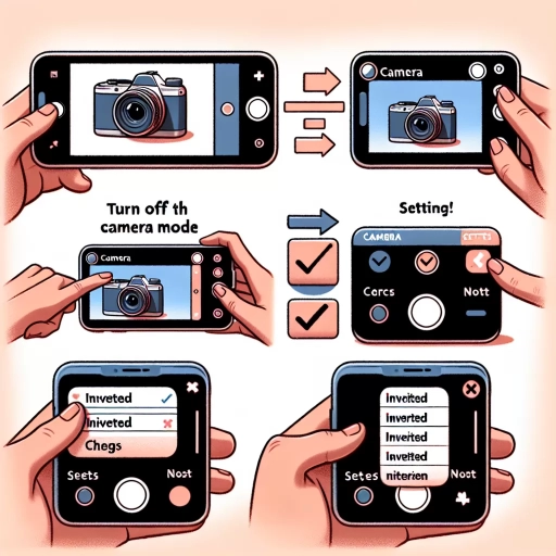 how to turn off inverted camera iphone
