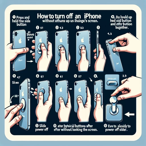 how to turn off iphone without screen