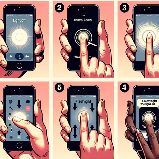 how to turn off light on iphone