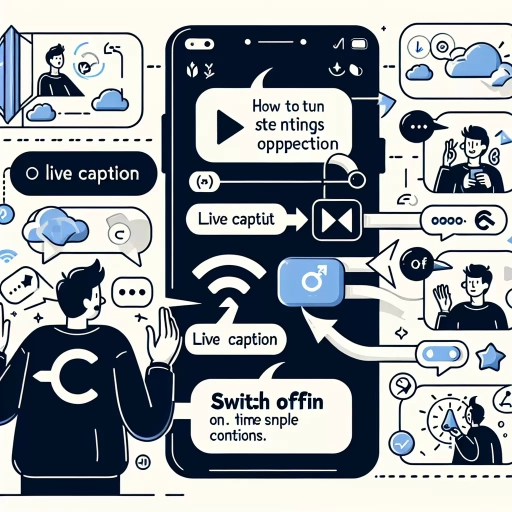 how to turn off live caption