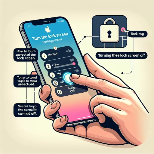how to turn off lock screen on iphone