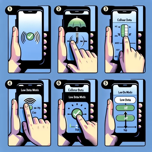how to turn off low data mode