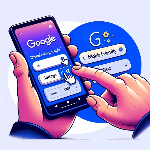 how to turn off mobile friendly on google
