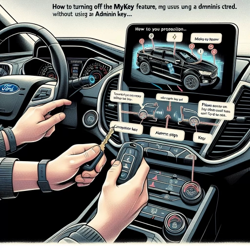 how to turn off mykey ford without admin key