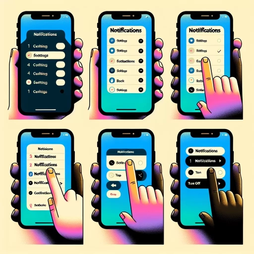 how to turn off notifications on iphone